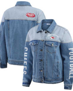 Women’s Wear By Erin Andrews Kansas City Chiefs Denim Jacket